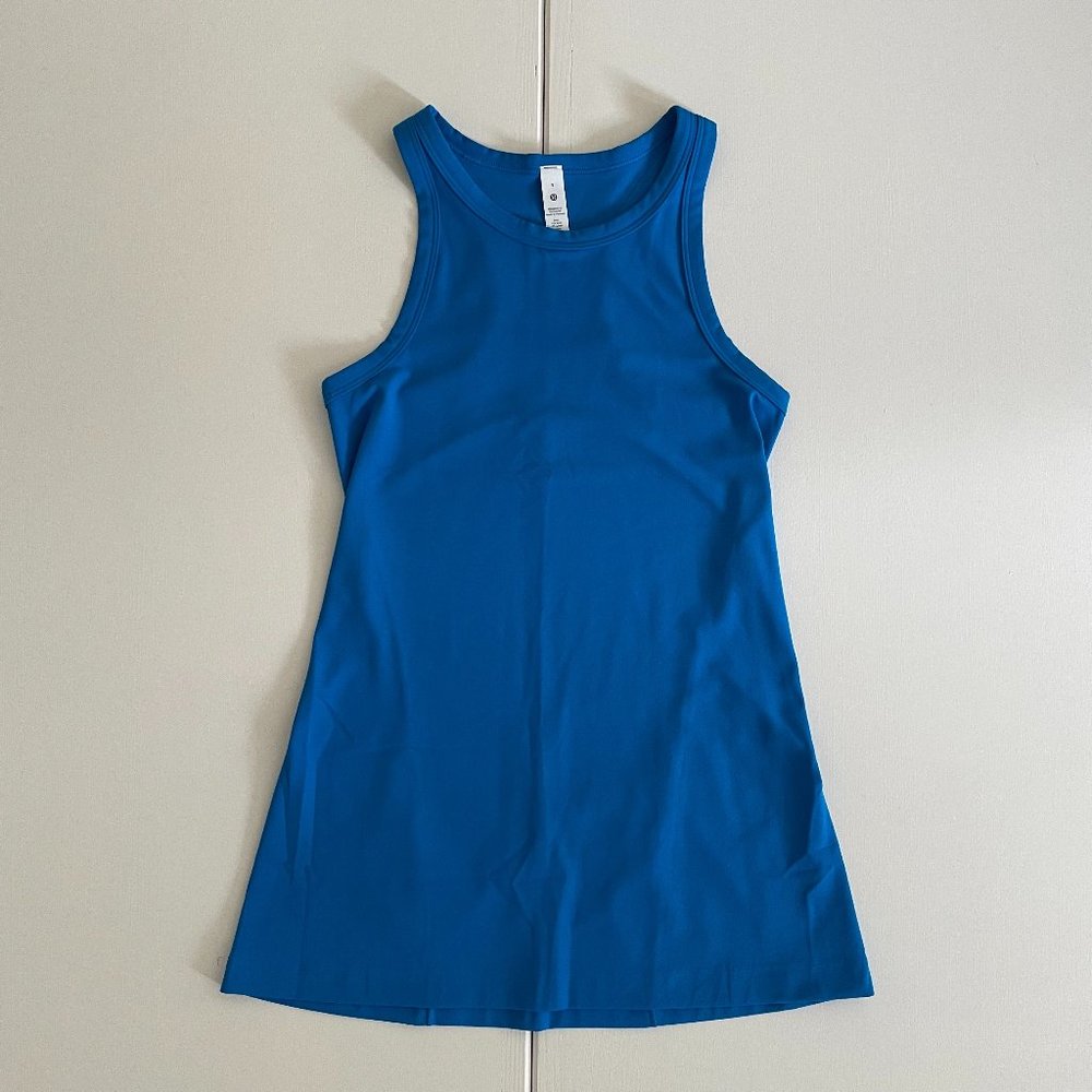 NWT Lululemon Align Hip-Length Racerback Tank Top Poolside Blue Size 4